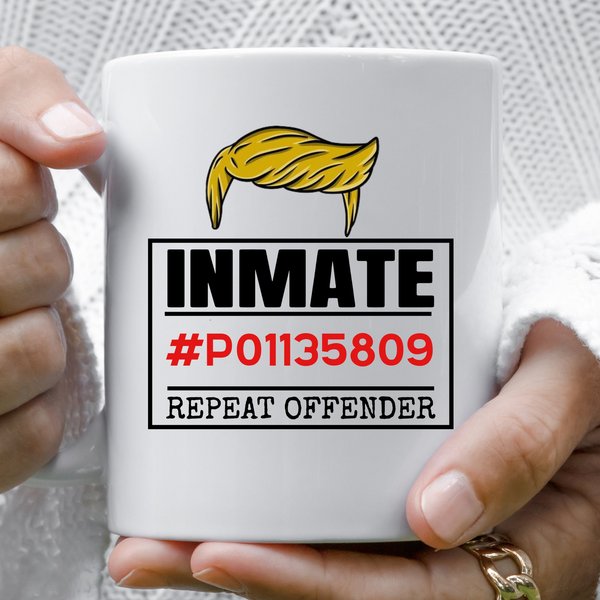 Trump Inmate Political Humor Mug