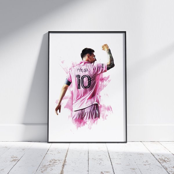 Lionel Messi - 2023/24 - Football Poster - Football Print-image