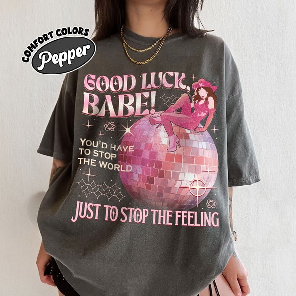 Good Luck Babe Chappell Roan Shirt, Midwest Princess Tour Shirt-image