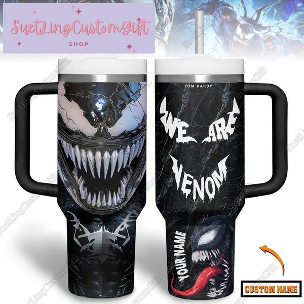 Custom Venom Tumbler 40oz, Venom Stainless Steel Tumbler Cup