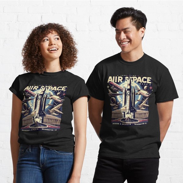 Air And Space Museum Washington Dc Classic T-Shirt-image