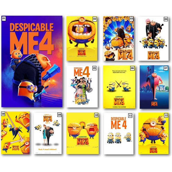Despicable Me 4 - 2024 Movie Poster Despicable Me Gru Returns-image