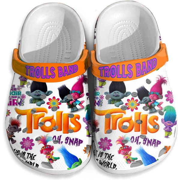 Trolls Band Together Clogs, Trolls Band Sandals-image