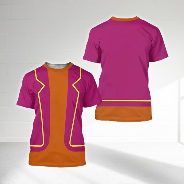 Panchito Pistoles Costume T-Shirt, The Three Caballeros Halloween Cosplay 3D Shirt-image