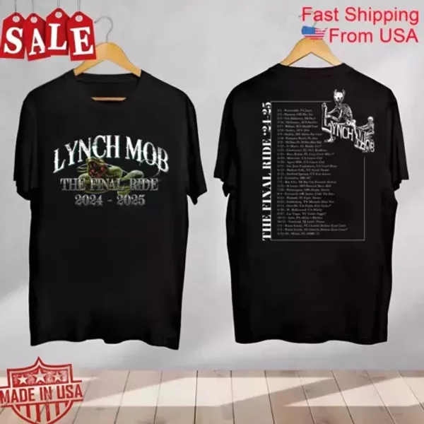 Lynch Mob The Final Ride 2024-2025 Gift For Fans Shirt-image