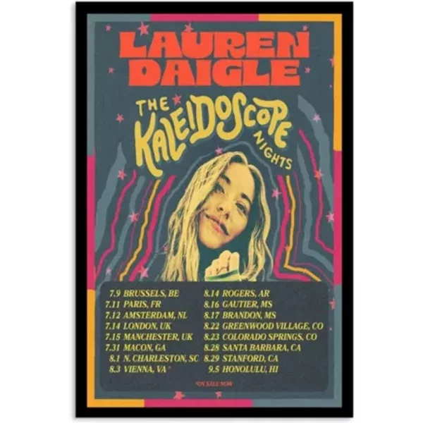 Lauren Daigle The Kaleidoscope 2024 Tour Poster-image