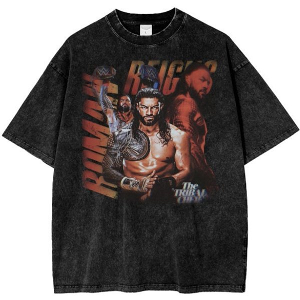 Roman Reigns The Tribal Chief Vintage T-Shirt-image