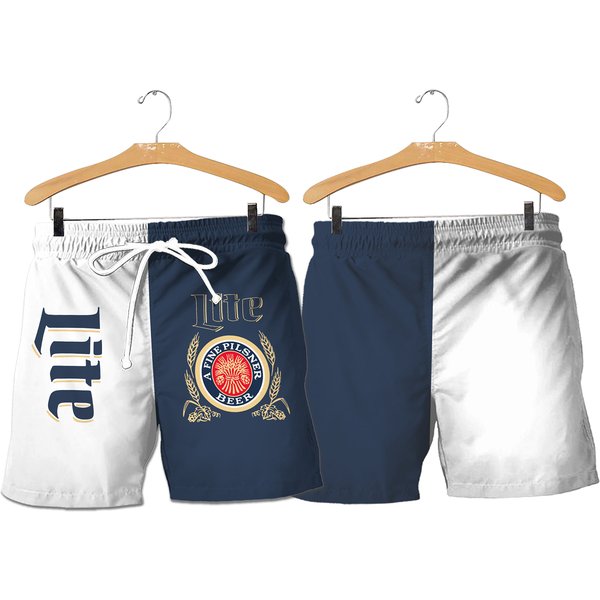 Miller Lite Shorts, Miller Lite Hawaiian Shorts-image