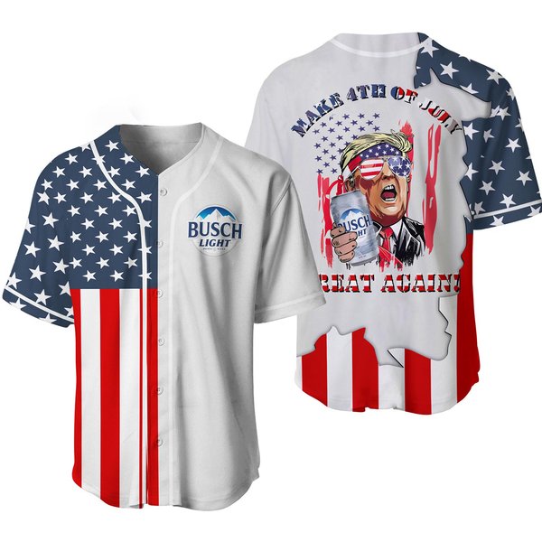 Make 4Th Of July Election Men Shirts Funny Baseball Jersey-image