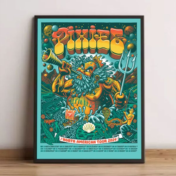 Pixiies North American Tour 2024 Poster-image
