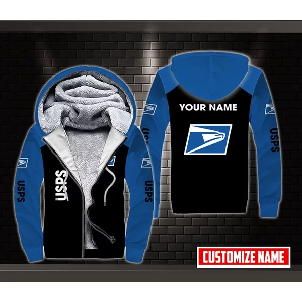Personalized Postal Service 3D Fleece Hoodie-image
