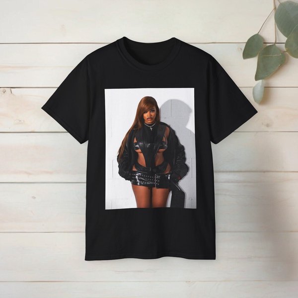 Jt In Black Leather Shirt, Jt Shirt, Jatavia Shirt, City Girls Shirt-image