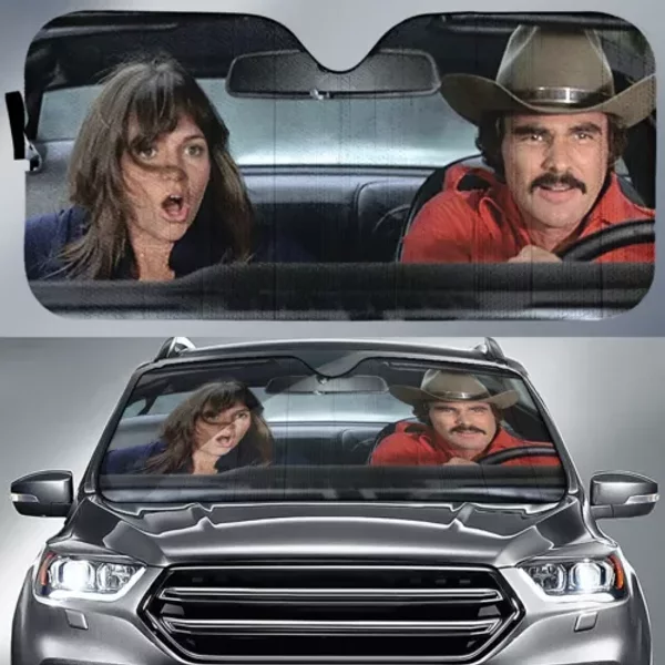 Smokey And The Bandit Movies Car Sunshade Bo Darville Bandit Waynette-image
