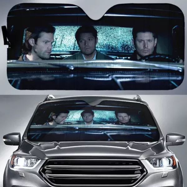 Supernatural Movie Car Sunshade Sam Winchester-image