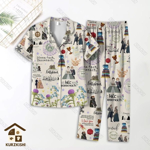 Outlander Pajama Set And T-shirt