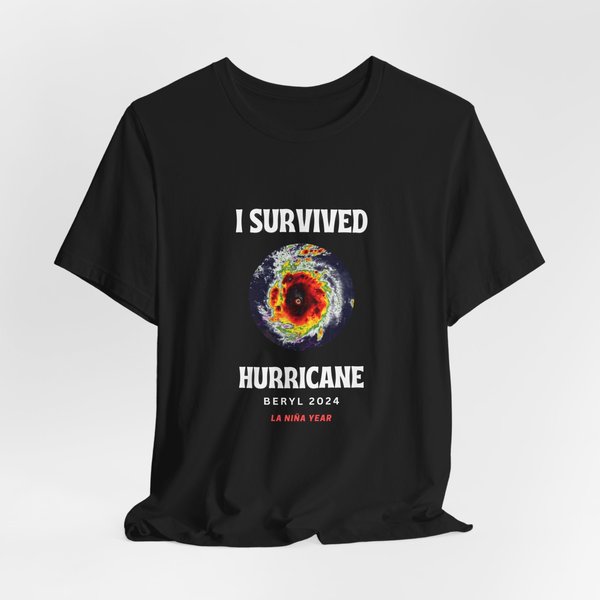 I Survived Hurricane Beryl: Unisex T-Shirt-image