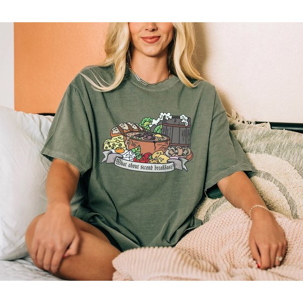 What About Second Breakfast Club Shirt, Lotrs Hobit Shirt-image