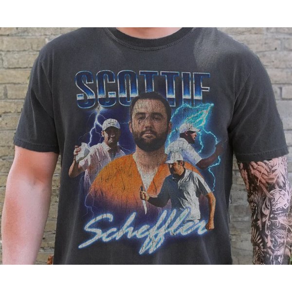 Vintage Scottie Scheffler "Golf Legend" T-Shirt-image