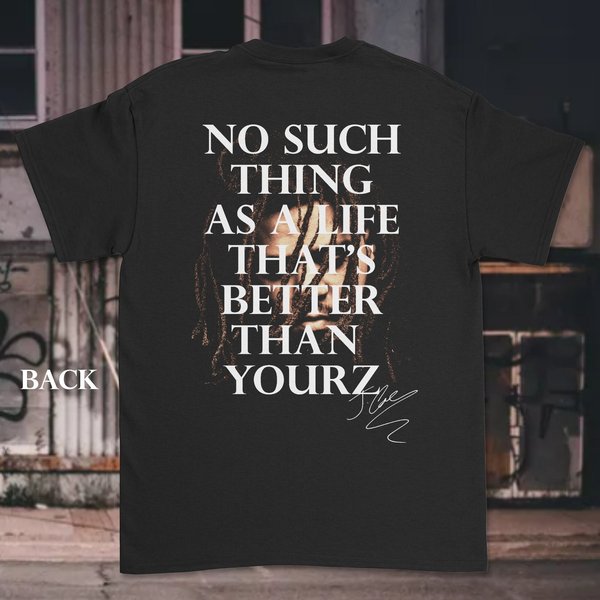 J Cole Dreamville Love Yourz Lyrics Graphic Shirt Front And Back-image