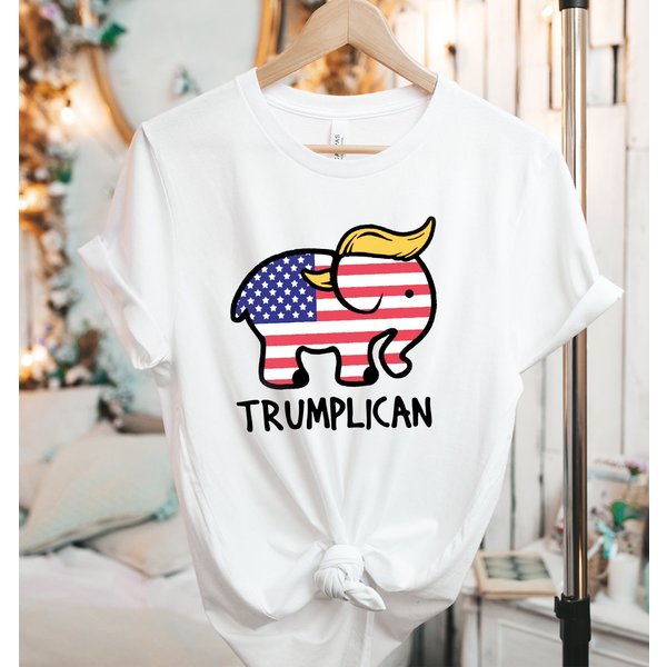 Trumplican Shirt, Elephant Trump Shirt,Funny Republican Shirt, Ultra Maga 2024 Shirt-image