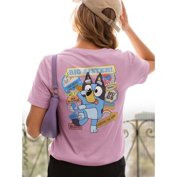 Blueydad Big Sister Tshirt, Sis Birthday Gift-image