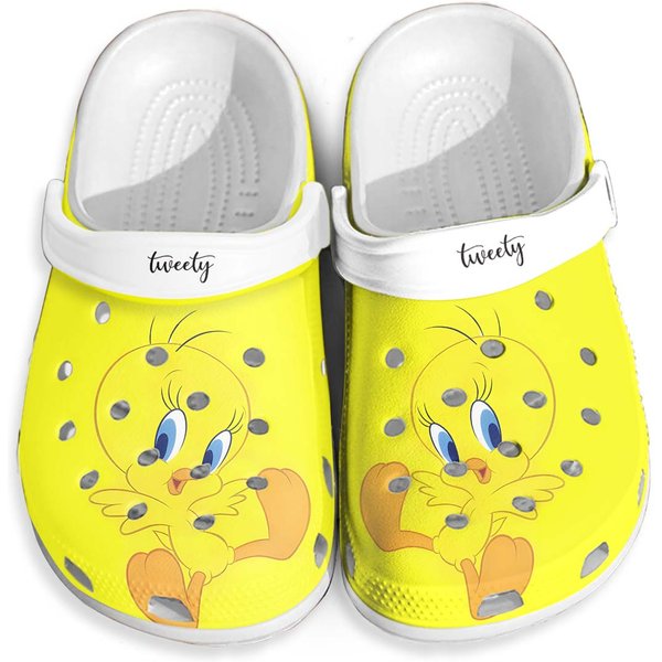 Tweety Bird Clogs, Cartoon Slippers, Cartoon Clogs Shoes-image