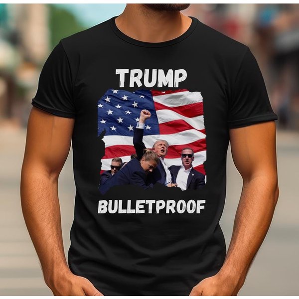 Donald Trump Bulletproof Shooting Tee-image