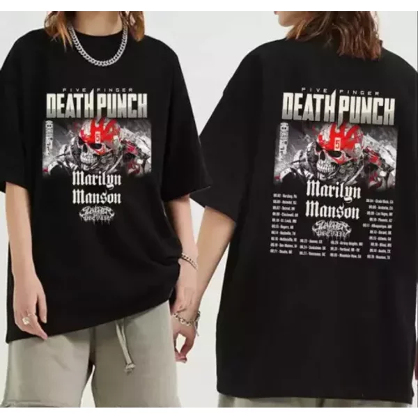 Five Finger Death Punch 2024 Tour T Shirt-image
