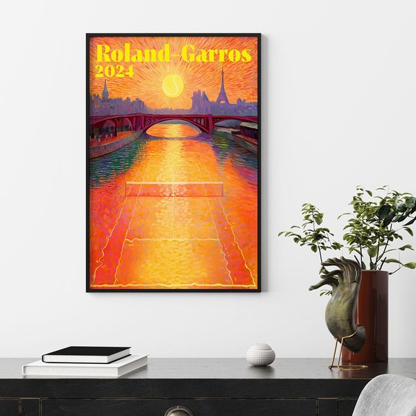 The 45Th Tournament Poster Roland-Garros 2024 Poster-image