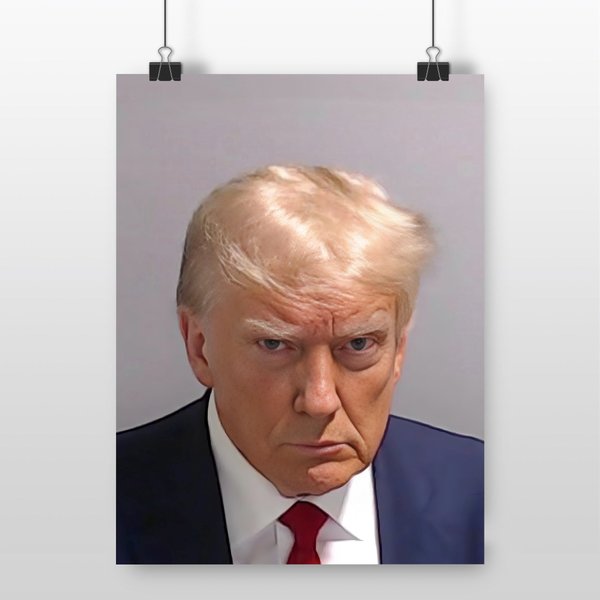 Trump Mugshot Poster Print, Donald Trump Mugshot Poster-image