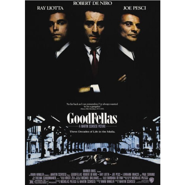 Goodfellas (1990) Movie Poster Vintage Movies Poster-image