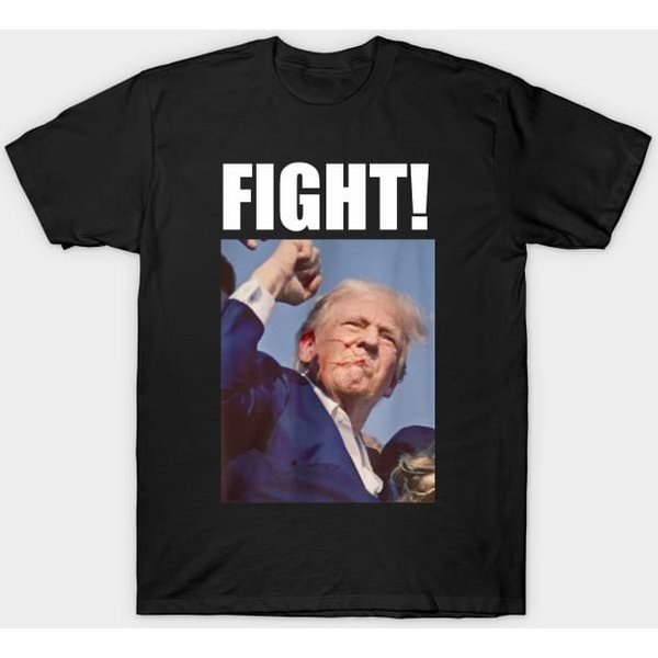 Trump Shooting Fight Rally T-Shirt-image