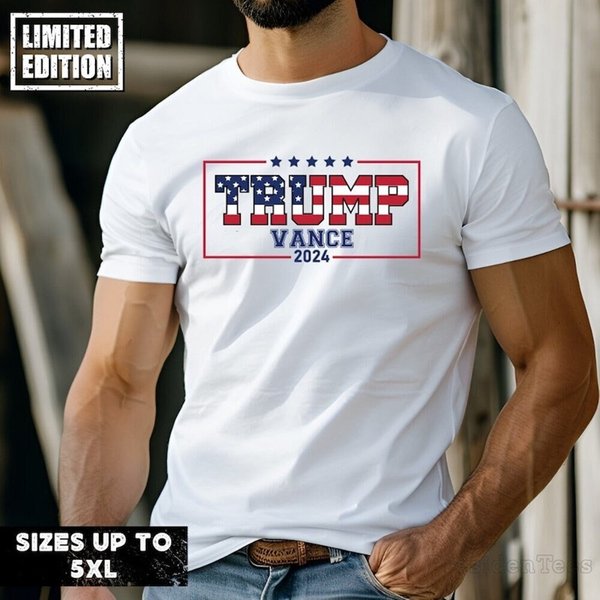 Trump Vance Shirt, Trump Shirt, American Flag Shirt, Pro America Shirt-image