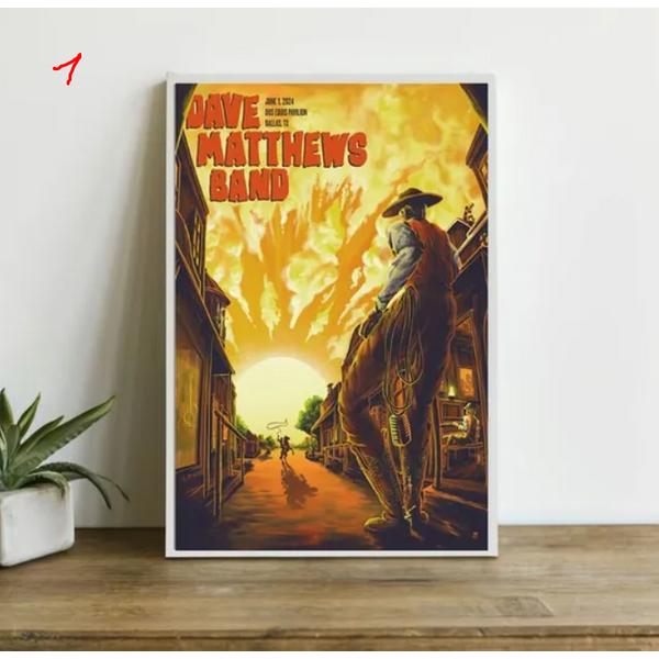 Dave Matthews Band June 1 2024 Dos Equis Pavilion Dallas Tx Poster-image