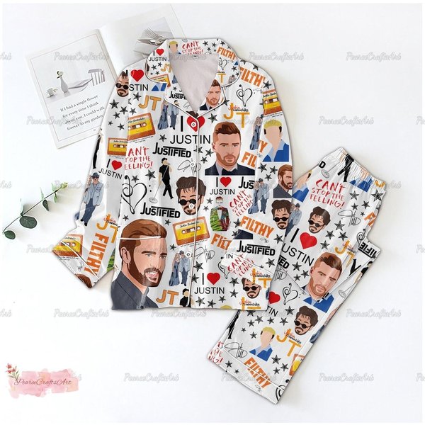 Justin Timberlake Pajamas Set, Jt Concert Shirt, Timberlake Pajamas Sets-image