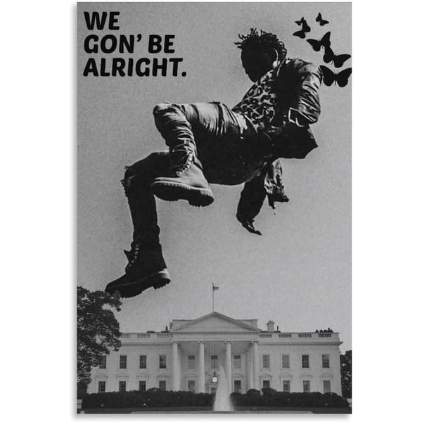 Kendrick Lamar Canvas Wall Art Poster-image