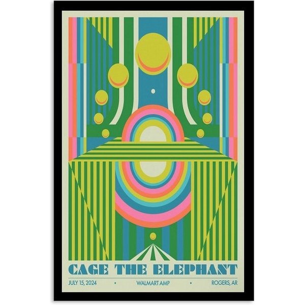 Cage The Elephant Rogers Tour July 15 2024 Poster-image