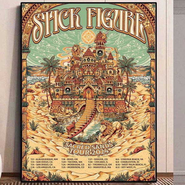 Stick Figure Sacred Sands Tour 2024 Poster-image