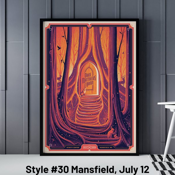 Dave Matthews Band All Gig Posters, Dmb Saragota Poster-image