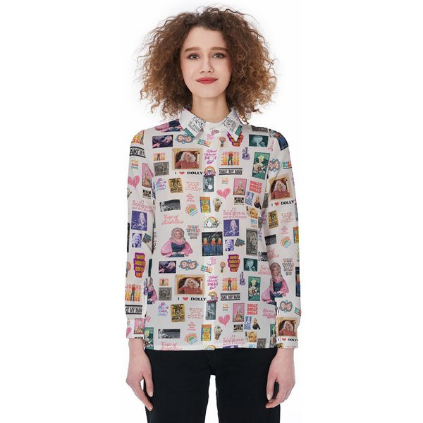 Dolly Parton Women Casual Shirt, Dolly Parton Shirt-image