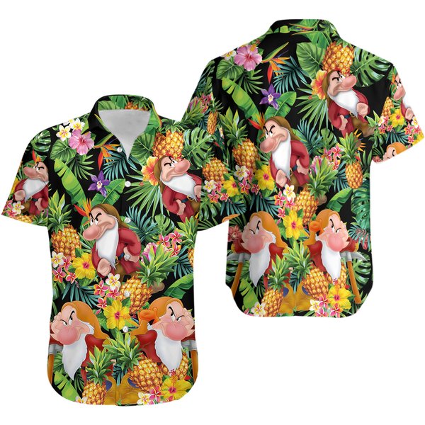 Grumpy Dwarf Aloha Beach Shirt-image