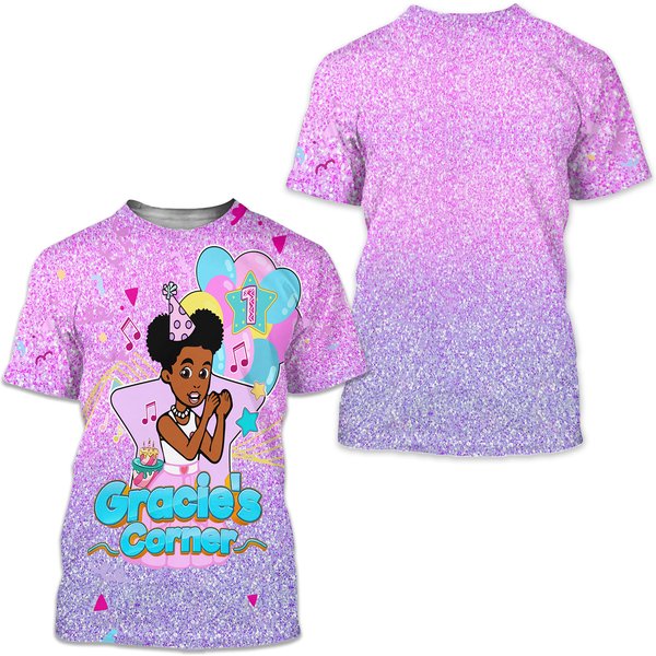 Gracie's Corner Birthday Girl T-Shirt | Cute Family Celebration Top-image