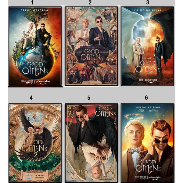 Good Omens Season 1 & And 2 Classic Movie Poster-image