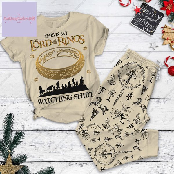 The Lord Of The Rings Pajamas Set, Lord Of Rings Pajamas Set-image