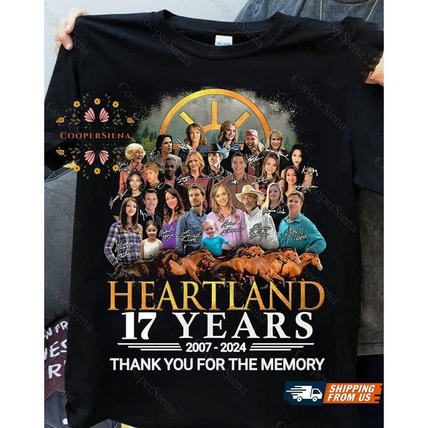 Heartland 17Th Anniversary Shirt, Heartland Thank For Memories Shirt, Classic Movie Shirt-image