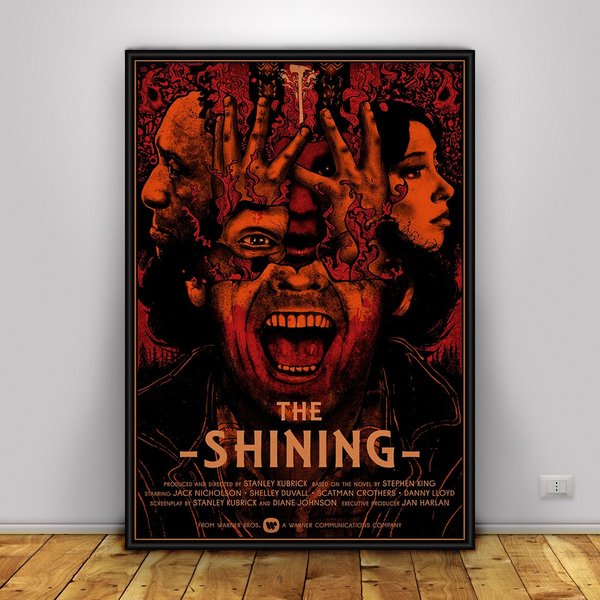 The Shining Movie Poster | Wall Art | Kraft Paper Print | Unique Home Decor-image
