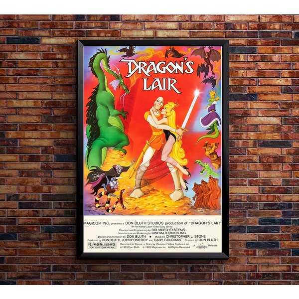 Dragon's Lair - 1983 - Us- Video Game Movie Poster-image