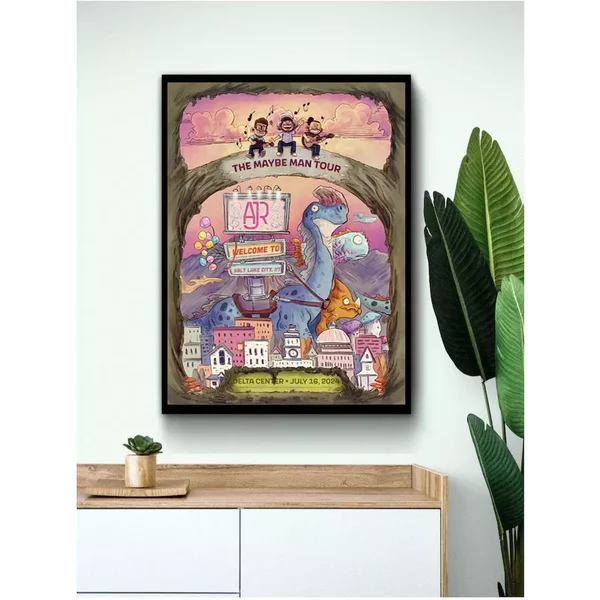 Ajr Tour In Salt Lake City Ut On July 16 2024 Poster-image