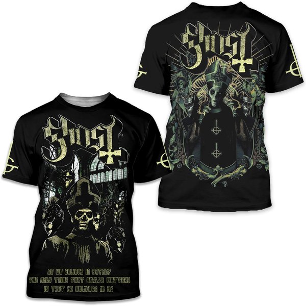 Ghost Band Shirt, Ghost Band T-Shirt, Rock Music 3D Shirt-image