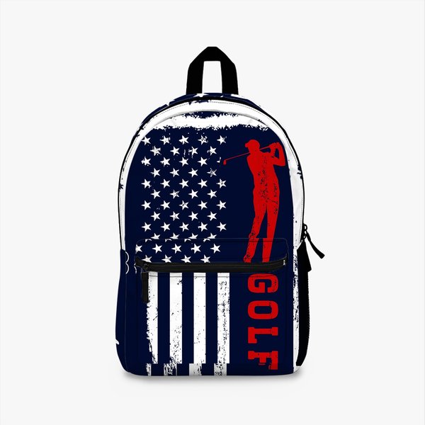 Golf Usa Flag Backpack-image